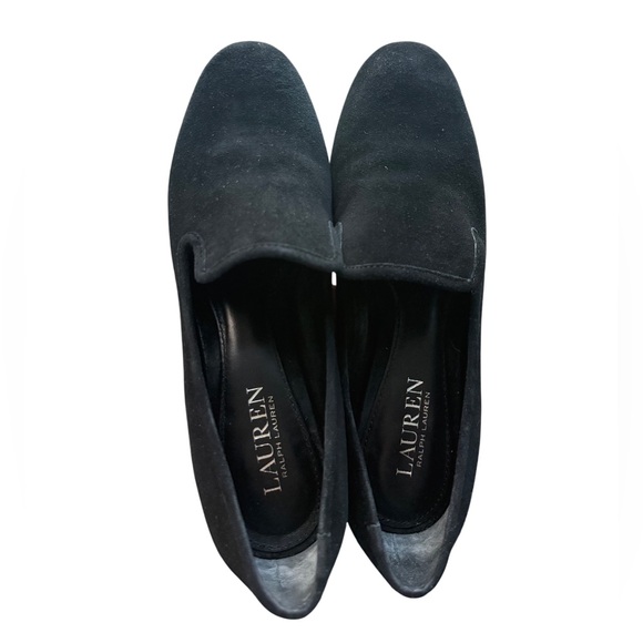 Lauren by Ralph Lauren 7.5 Pumps Elegant Black Women's Loafers EUC - Picture 2 of 4